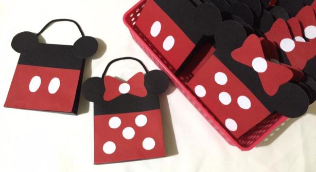 Mickey and Minnie Mouse Themed Loot Bags